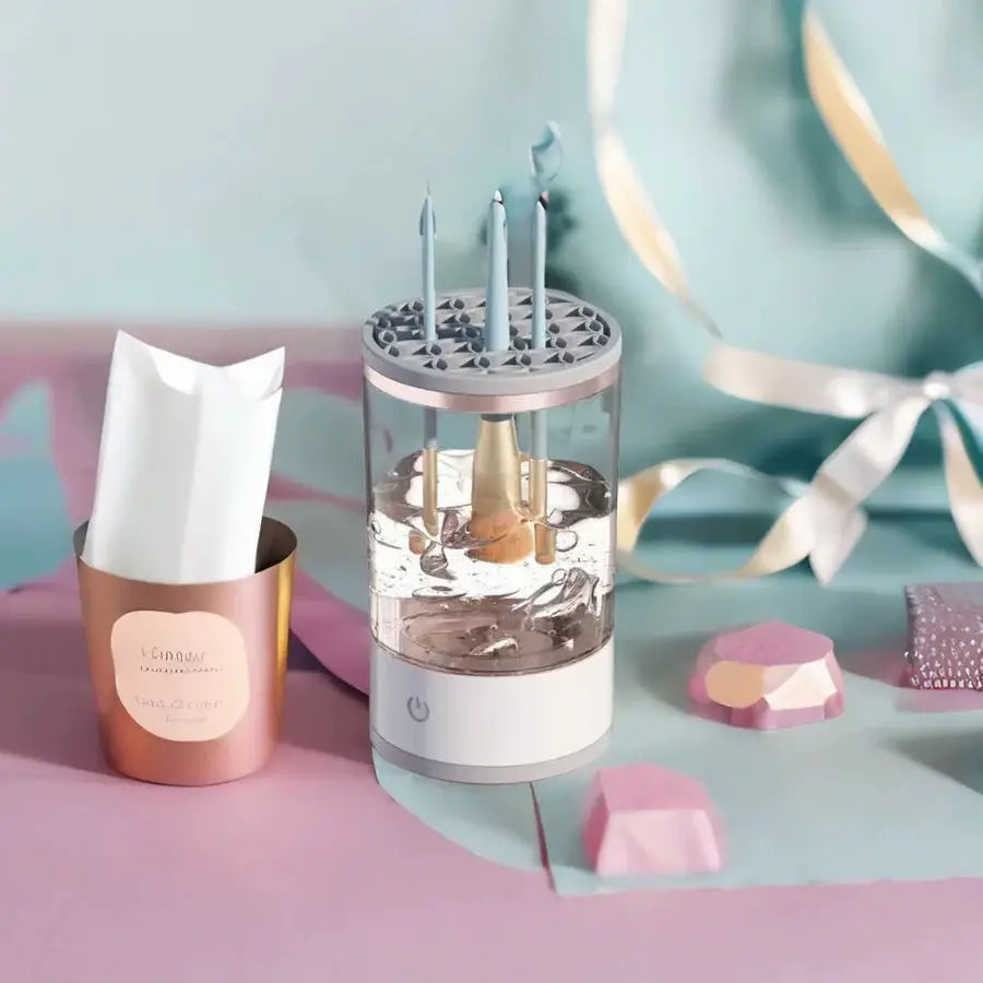 Máquina Limpiadora de Brochas de Maquillaje